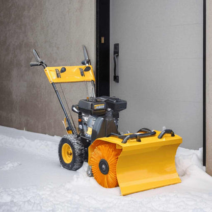 141978 Multifunctional Petrol-powered Snow Plough/Sweeper Set 6,5HP