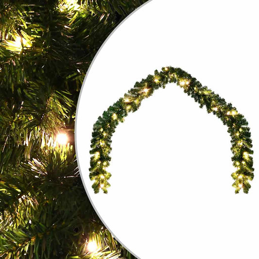 242424 Christmas Garland with LED Lights 10 m