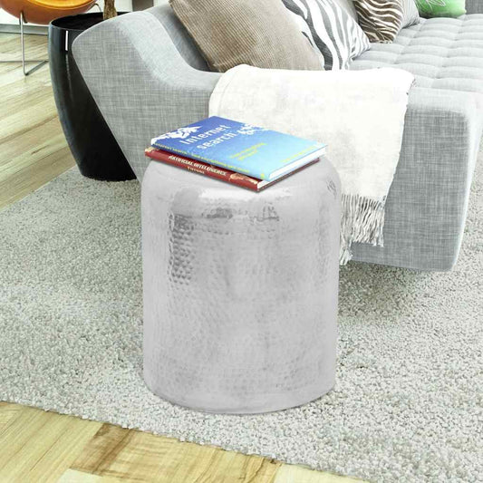 Side Table | Silver | Aluminium | Medium |  Durable