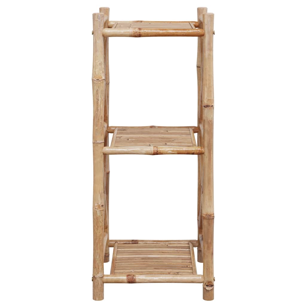 3-Tier Bamboo Shelf Square