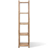 5-Tier Bamboo Shelf Square