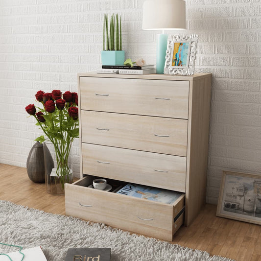 Sideboard | Oak | Engineered wood | 60x30.5x71 cm | Sideboard