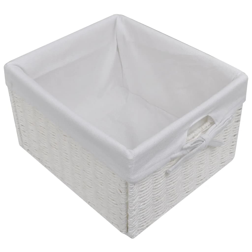 Storage Cabinet | White | MDF, Paulownia wood, Cotton, Polyester | Medium