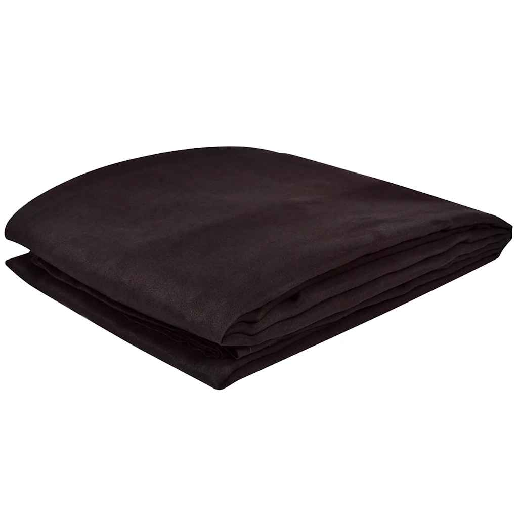 130892 Micro-suede Couch Slipcover Brown 140 x 210 cm