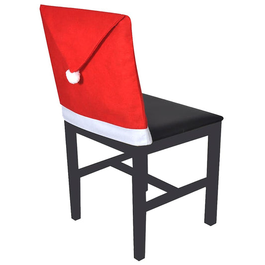 Chair Back Cover | Red and White | Polyester Felt | Fits Most Chairs