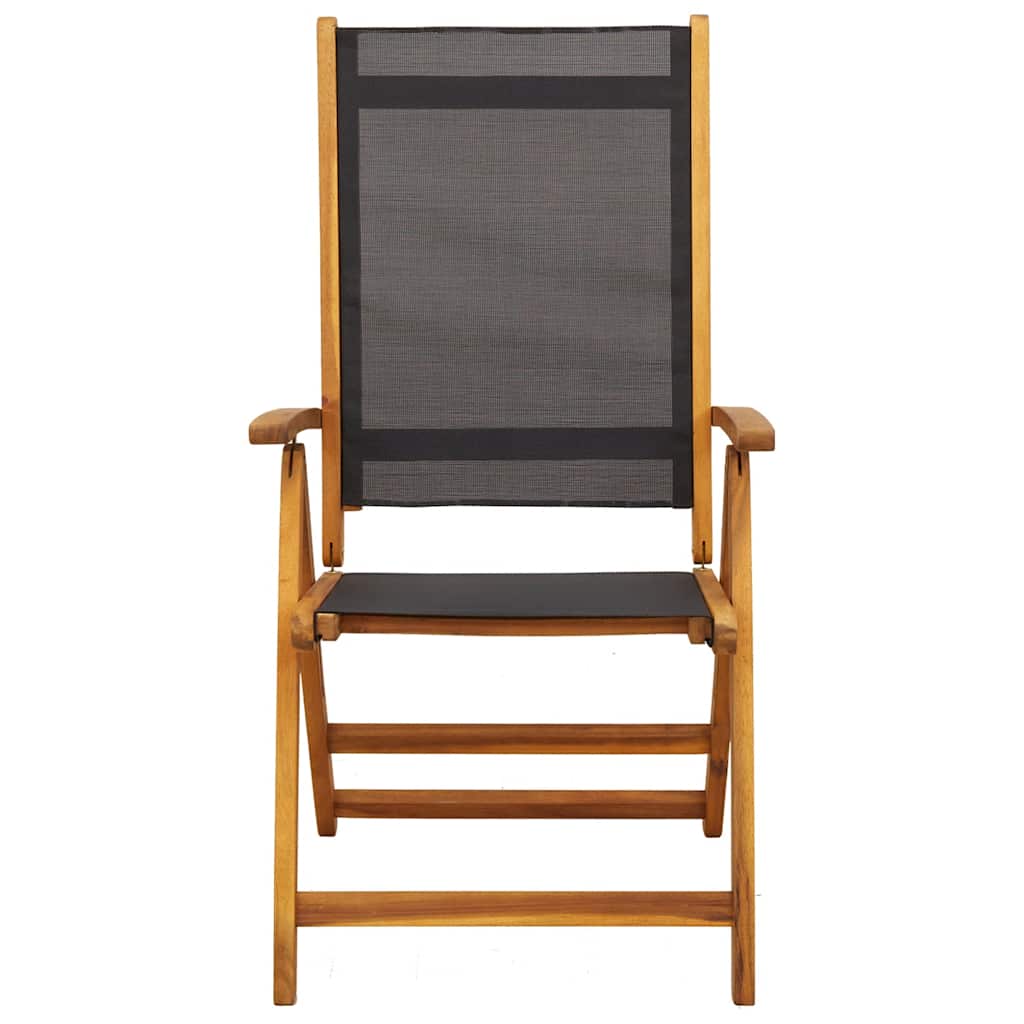 7 Piece Patio Dining Set Solid Acacia Wood