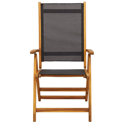 7 Piece Patio Dining Set Solid Acacia Wood