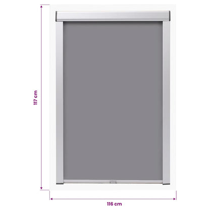 Blackout Roller Blinds Grey U08/808 GGL and GGU