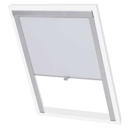 131280 vidaXL Blackout Roller Blinds White C04