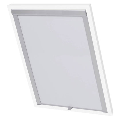 131280 vidaXL Blackout Roller Blinds White C04