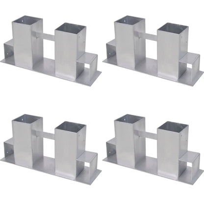 | Firewood Stack Aid | 4 pcs 34 x 10 x 15 cm Steel