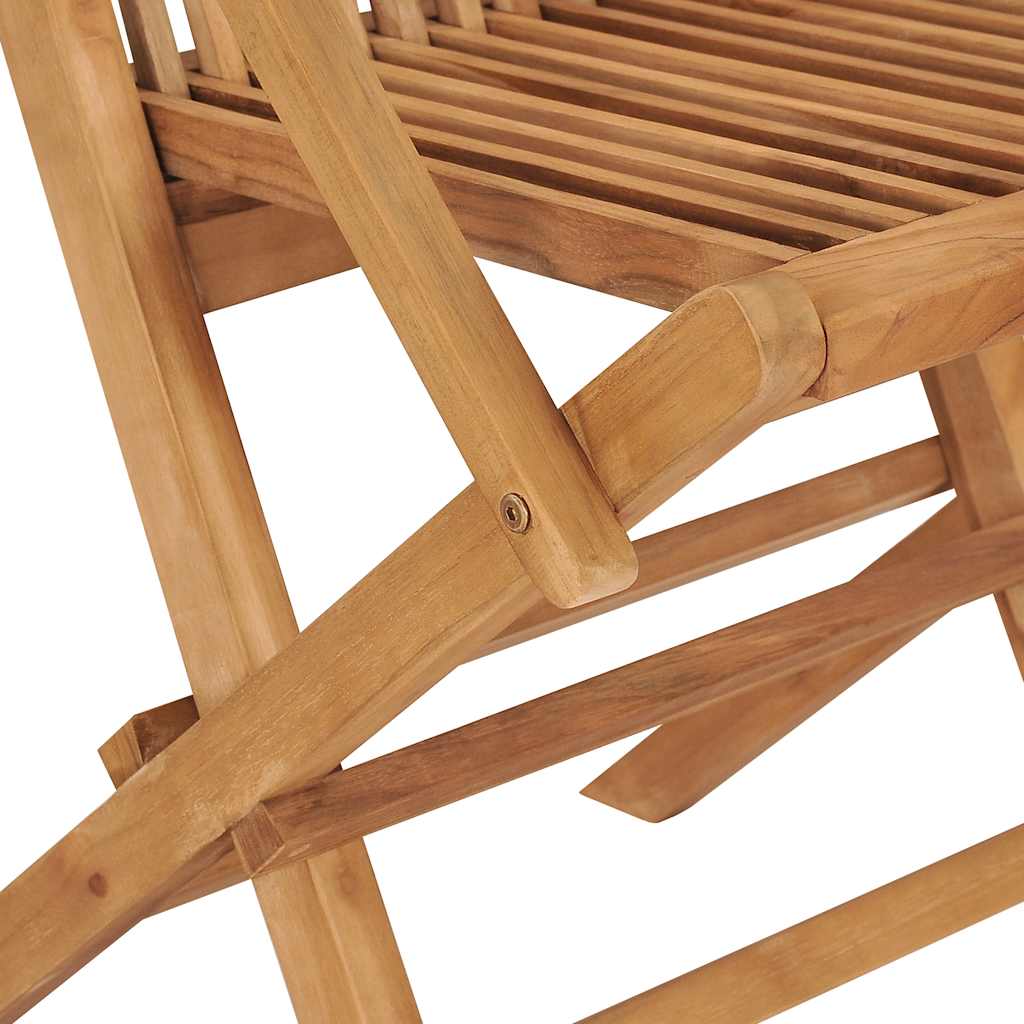 Garden Chair | Set of 2 | Teak | Solid Teak Wood | Standard | Foldable