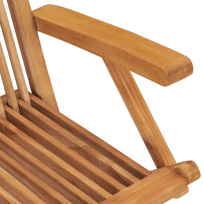 Garden Chair | Set of 2 | Teak | Solid Teak Wood | Standard | Foldable