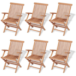 B-ware 7 Piece Outdoor Dining Set Solid Teak