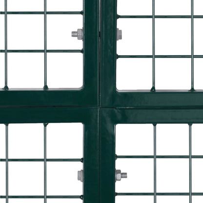 Double Door Fence Gate 300x150 cm Powder-Coated Steel