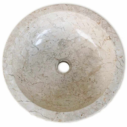 Basin Marble 40 cm Cream