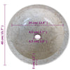 Basin Marble 40 cm Cream