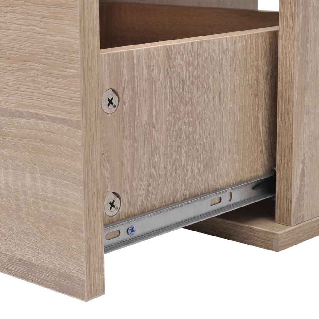 Nine Piece Bathroom Furniture and Basin Set Beige