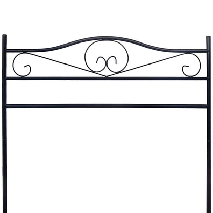 Clothing Rack | Black | Steel | 174 cm height, 90 cm length
