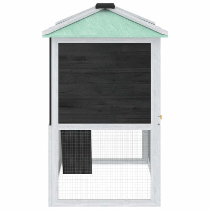 Animal Rabbit Cage Double Floor Wood