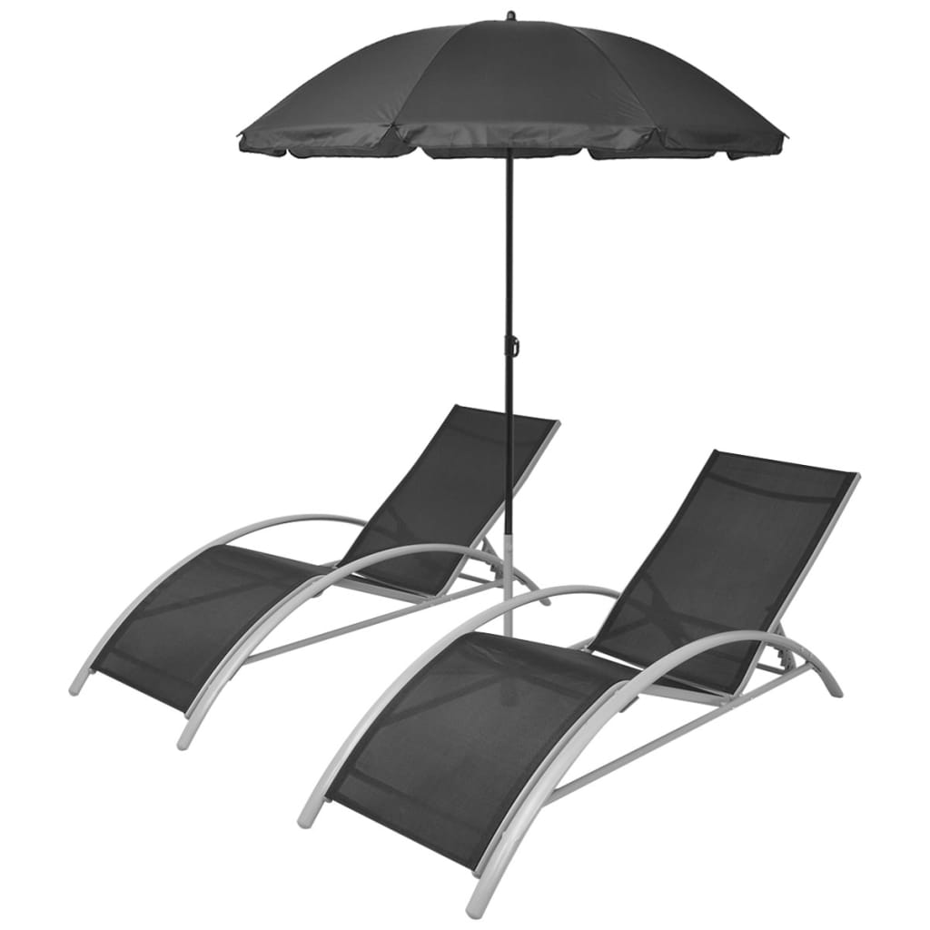Sun Lounger | Black