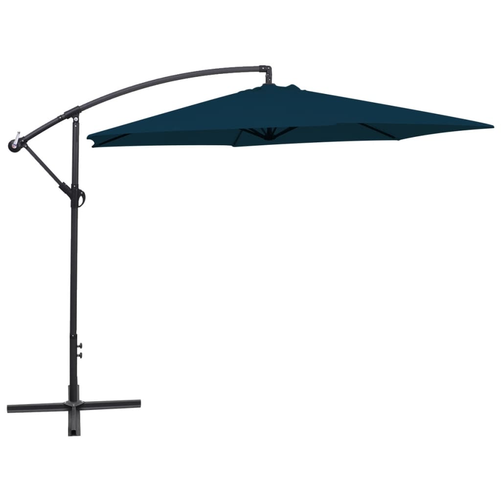 Cantilever Garden Parasol 3 m Blue