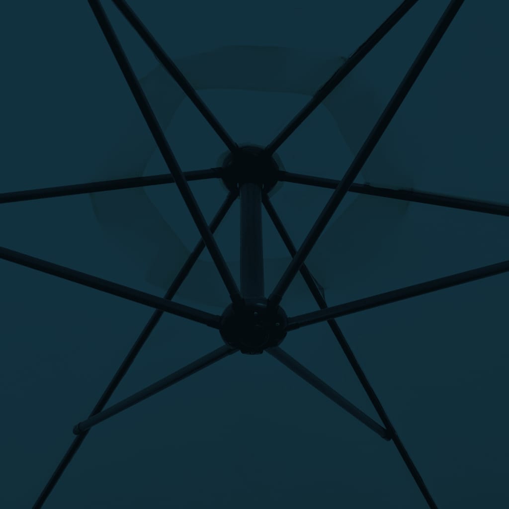 Cantilever Garden Parasol 3 m Blue