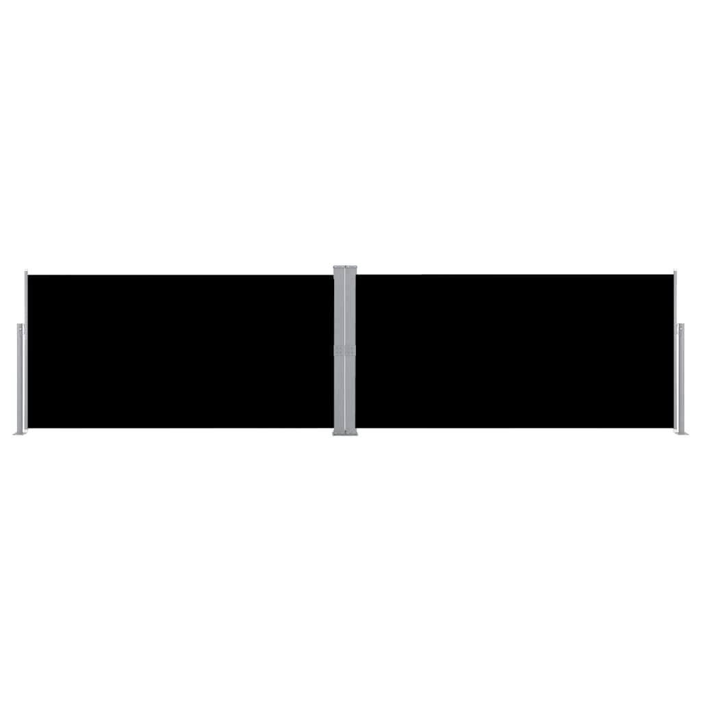 Side Awning | Black | Polyester with PU coating | 160 x 600 cm