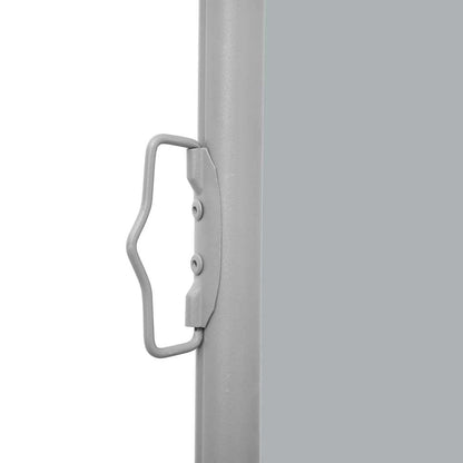Side Awning | Grey | Polyester | 160 x 600 cm | Retractable