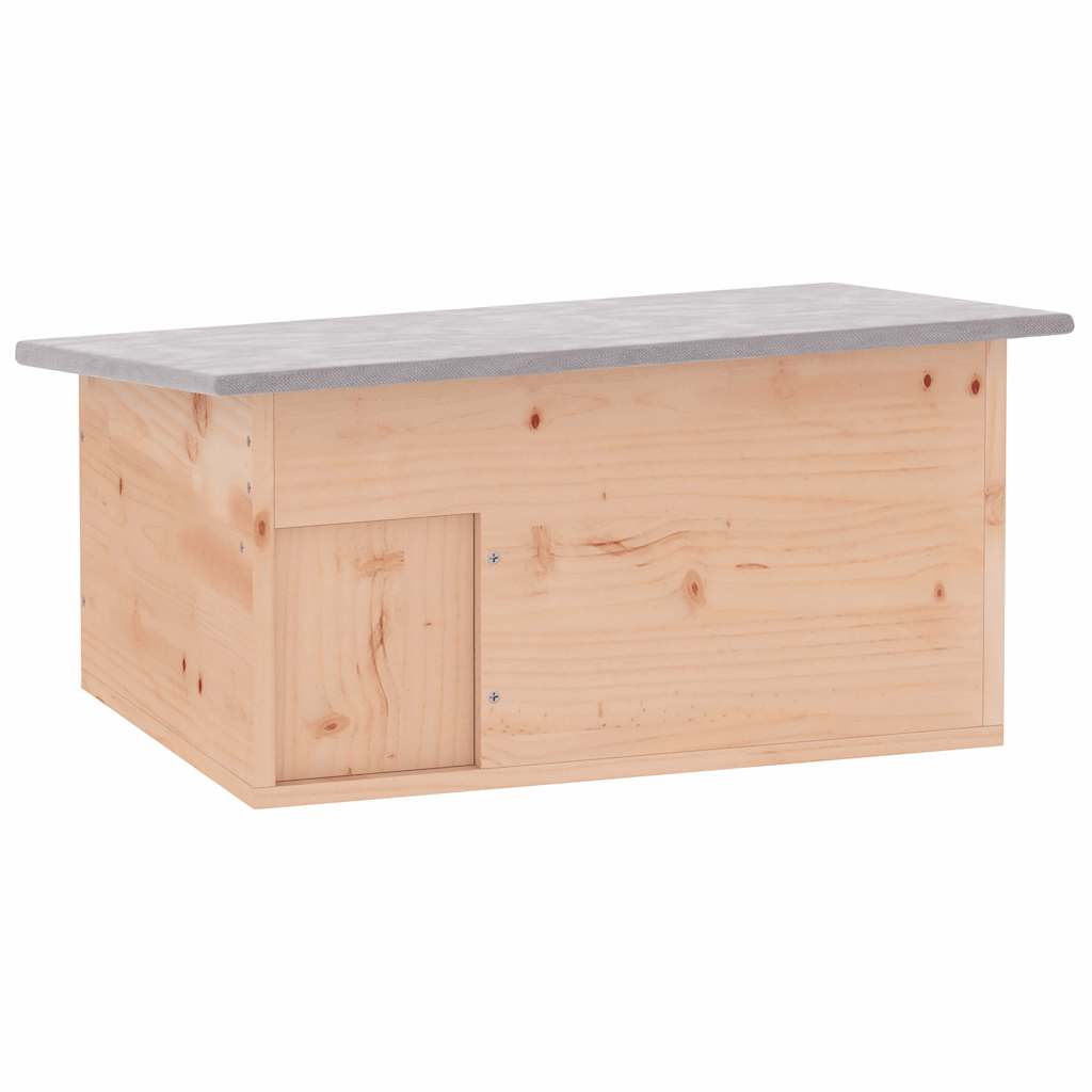 Hedgehog House | Natural Wood | Sturdy Chinese fir wood | Portable