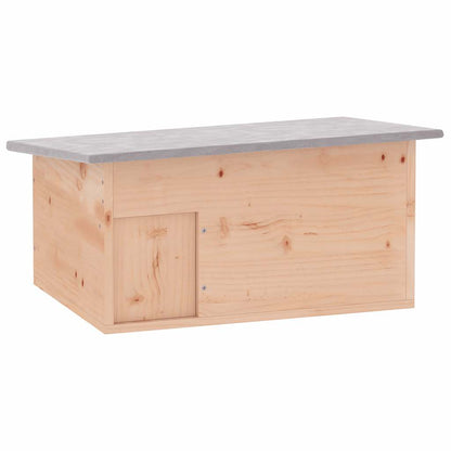 Hedgehog House | Natural Wood | Sturdy Chinese fir wood | Portable