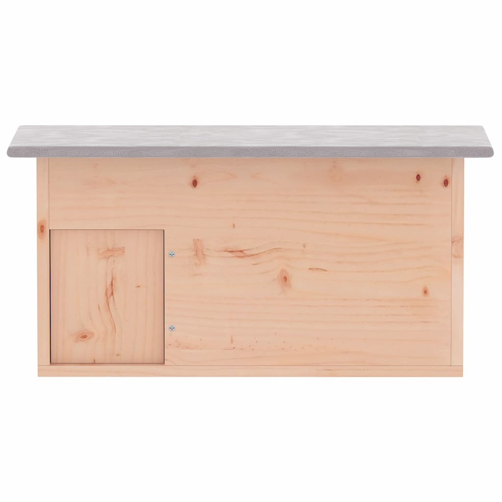 Hedgehog House | Natural Wood | Sturdy Chinese fir wood | Portable