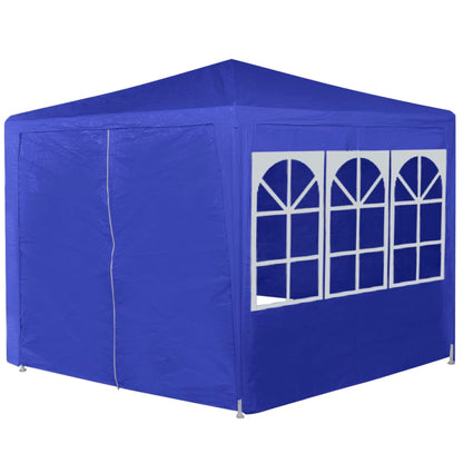 Marquee with 6 Side Walls Blue 6.6'x6.6'