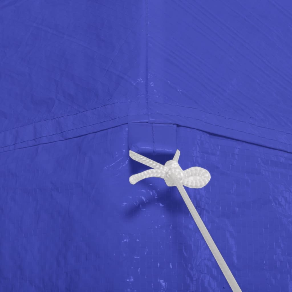 Marquee with 6 Side Walls Blue 6.6'x6.6'