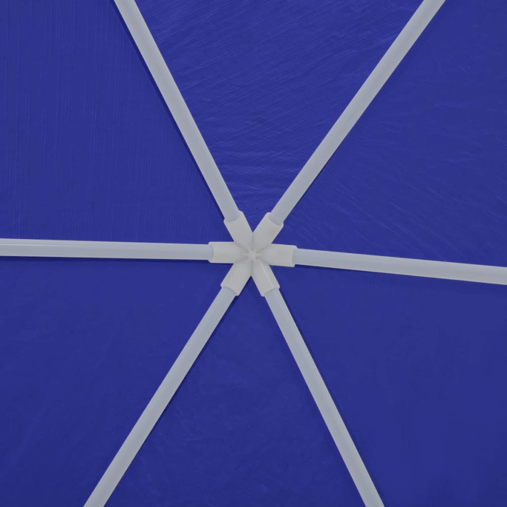 Marquee with 6 Side Walls Blue 6.6'x6.6'