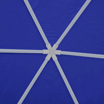 Marquee with 6 Side Walls Blue 6.6'x6.6'