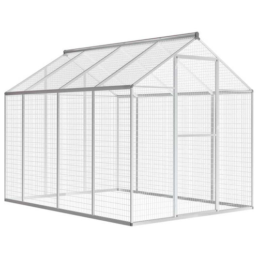 Animal House | Silver | Aluminium | Large | Durable | Aviary