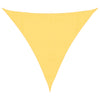 Sunshade Sail HDPE Triangular 3.6x3.6x3.6 m Beige