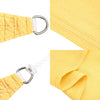 Sunshade Sail HDPE Triangular 5x5x5 m Beige