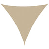 Sunshade Sail Oxford Fabric Triangular 5x5x5 m Beige