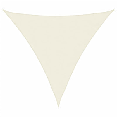 Sunshade Sail Oxford Fabric Triangular 3.6x3.6x3.6 m Cream