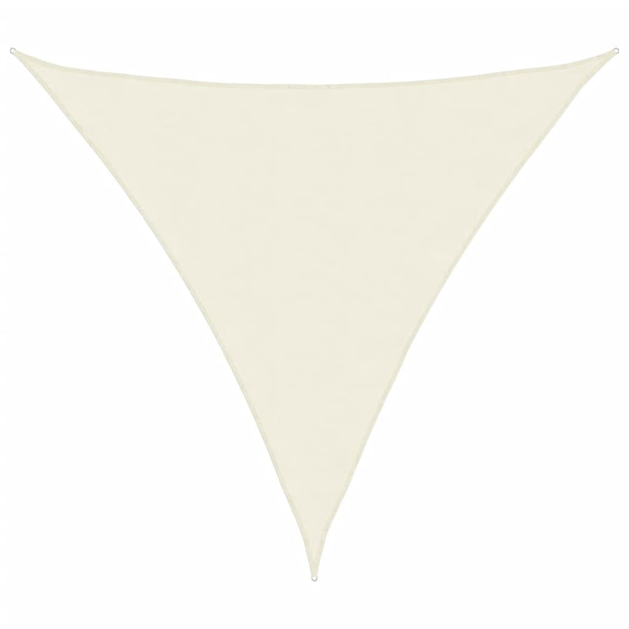 Sunshade Sail Oxford Fabric Triangular 3.6x3.6x3.6 m Cream