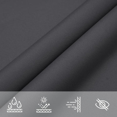 Sunshade Sail Oxford Fabric Square 3.6x3.6 m Anthracite