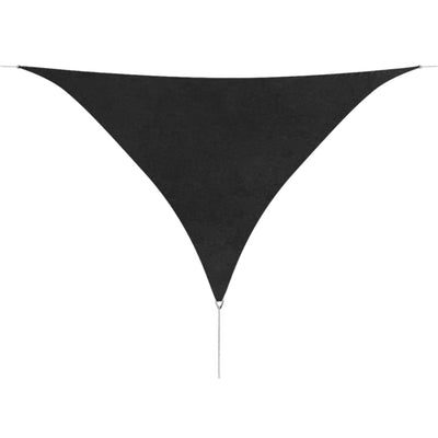 Sunshade Sail Oxford Fabric Triangular 5x5x5 m Anthracite