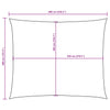 Sunshade Sail Oxford Fabric Rectangular 4x6 m Terracotta
