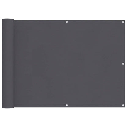 Balcony Screen Oxford Fabric 90x400 cm Anthracite