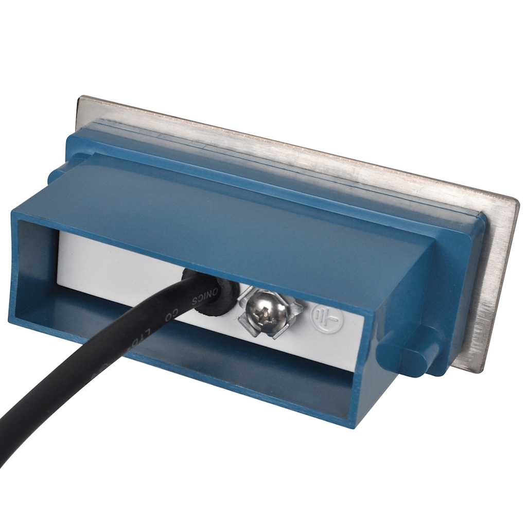 LED Recessed Stair Lights 12 pcs 44x111x56 mm