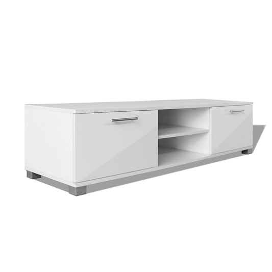 TV Stand | High-gloss white | Engineered wood, MDF | 120x40.5x35 cm