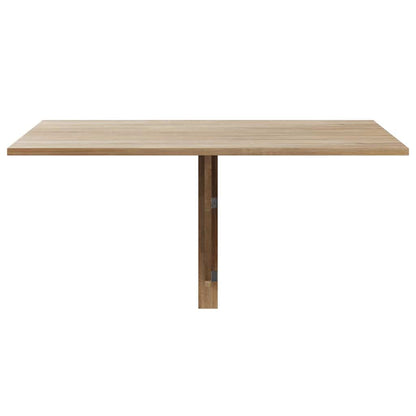 Folding Wall Table Oak 100x60 cm