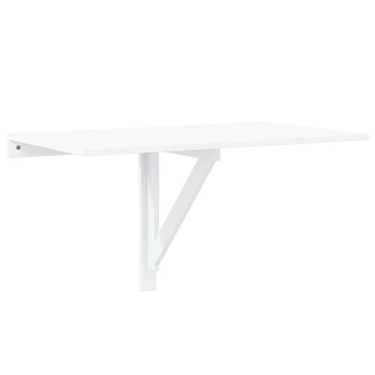 Folding Table | White | Engineered wood | Compact | Foldable